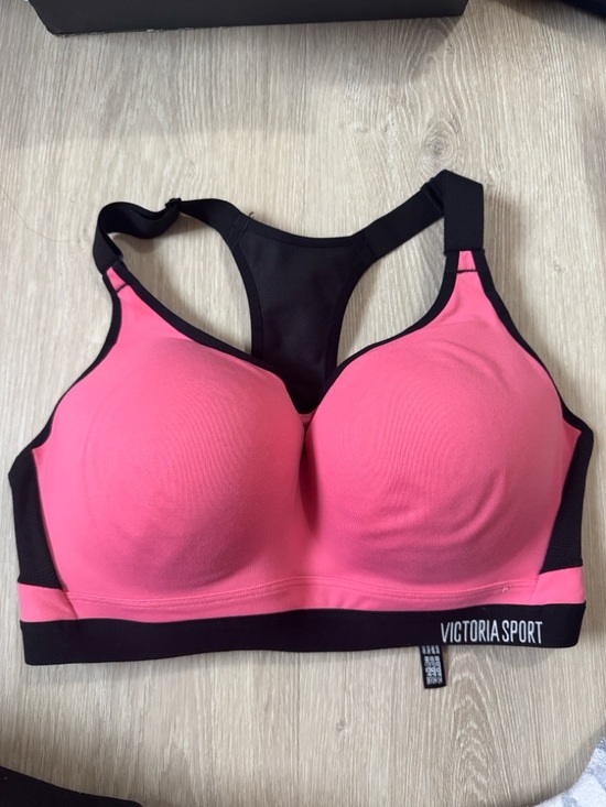 Victoria's Secret Other - Victoria's Secret Pink and Black Racerback Sports Bra